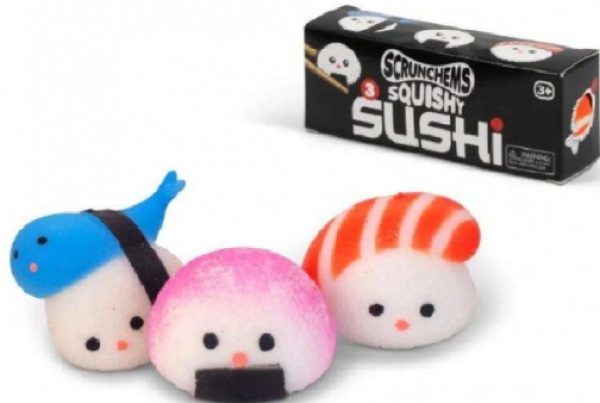 SCRUNCHEMS SQUISHY SUSHI-ΣΤΑΝΤ 12τεμ.