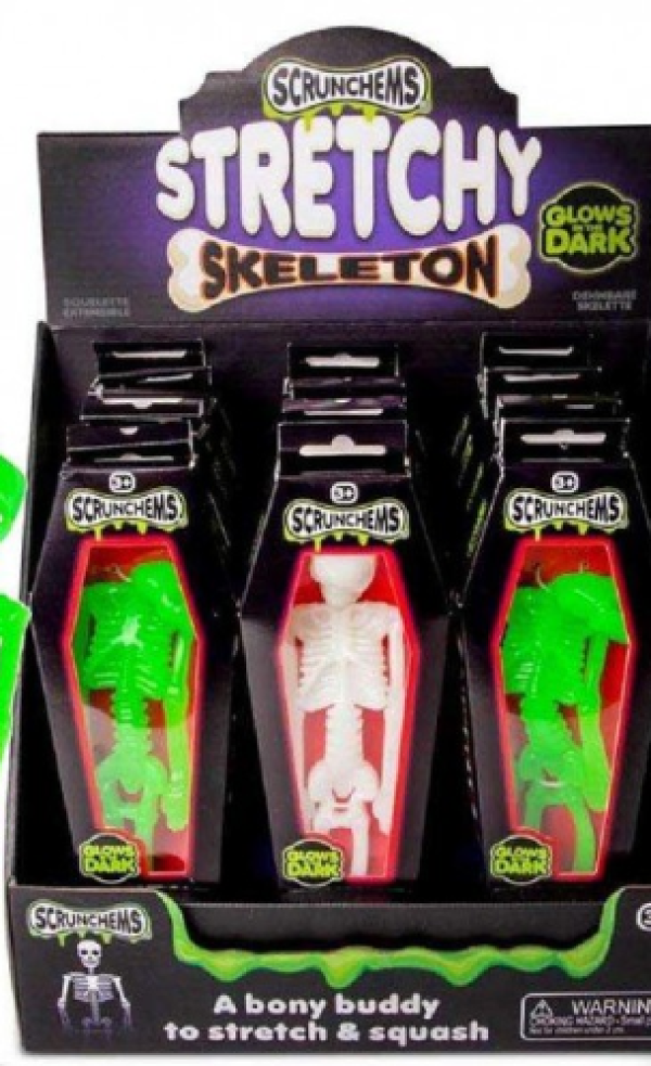 SCRUNCHEMS STRETCHY SQUISHY SKELETON-ΣΤΑΝΤ 12τεμ.