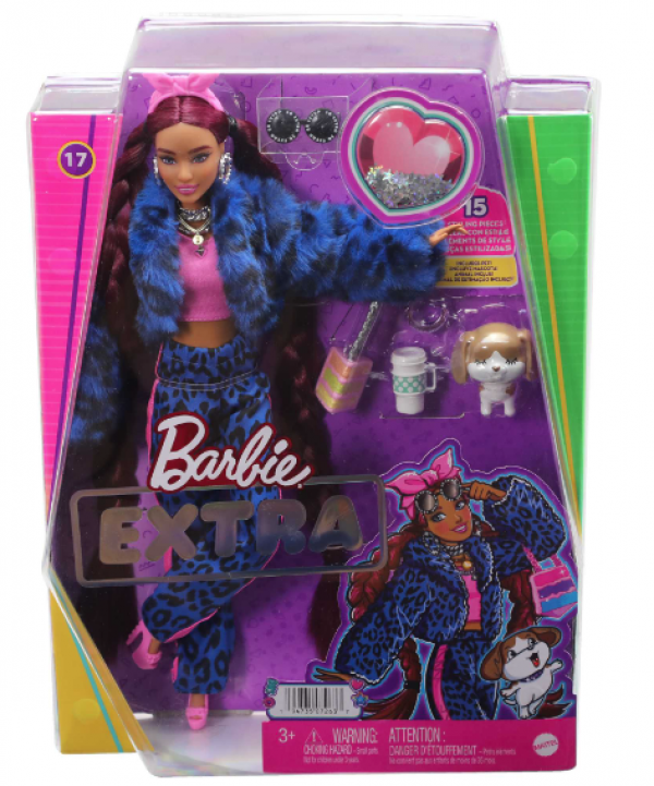 BARBIE EXTRA - BLUE LEOPARD TRACK SUIT