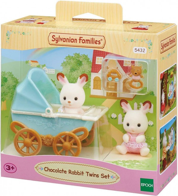 SYLVANIAN FAMILIES ΣΕΤ ΔΙΔΥΜΑ ΣΟΚΟΛΑΤΕΝΙΑ ΚΟΥΝΕΛΑΚΙΑ