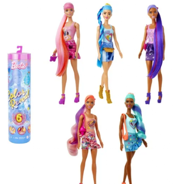 BARBIE COLOR REVEAL - ΤΖΙΝ (5σχεδια)