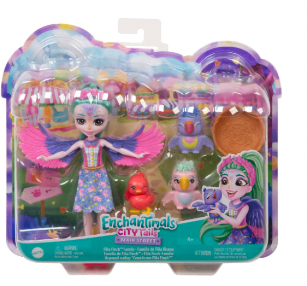 ENCHANTIMALS CITY TAILS- ΟΙΚΟΓΕΝΕΙΑ ΣΠΙΝΩΝ