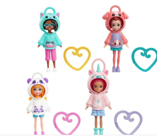 P.POCKET POLLY ΚΟΥΚΛΑ ΜΕ ΦΟΥΤΕΡΑΚΙ (4 σχεδια)