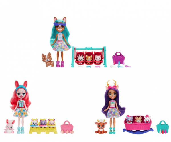 ENCHANTIMALS BB BFF- ΚΟΥΚΛΑ & ΖΩΑΚΙΑ ΦΙΛΑΡΑΚΙΑ ΜΕ ΕΚΠΛΗΞΕΙΣ(3σχ.)