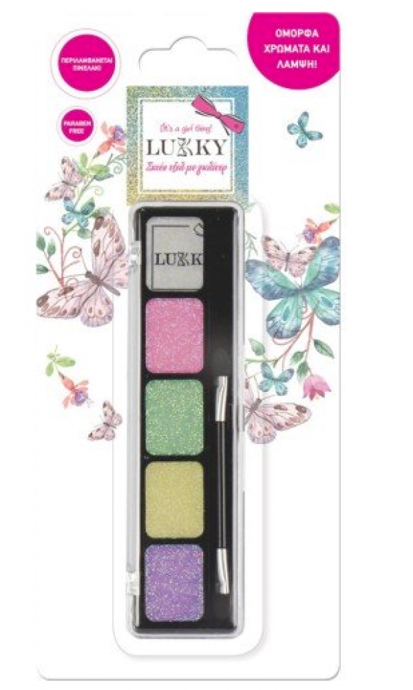 LUKKY ΣΚΙΕΣ ΜΕ ΓΚΛΙΤΕΡ ASST-2ΧΡΩΜΑΤΑ (ΚΙΝΑ)