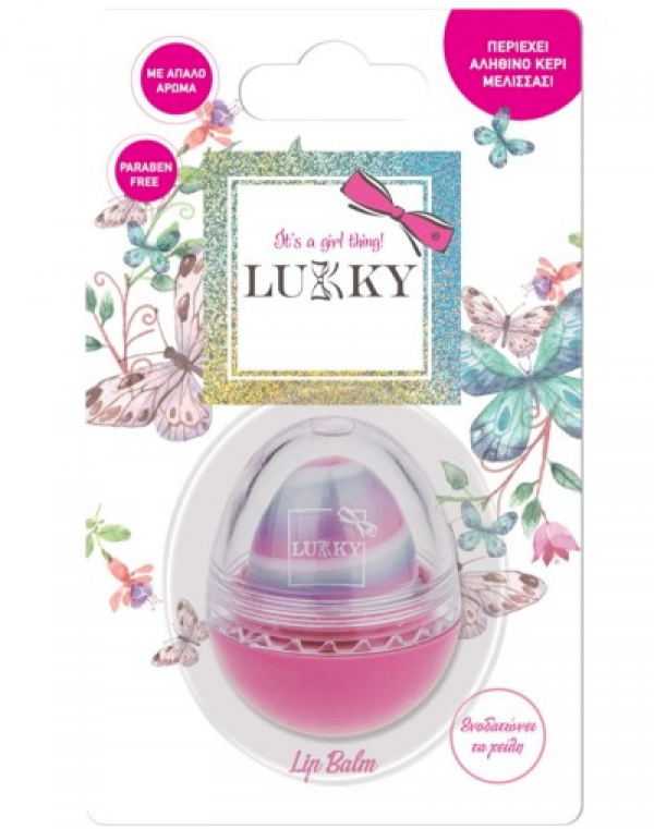 LUKKY LIP BALM EGG SHAPED ASST-4ΧΡΩΜΑΤΑ 