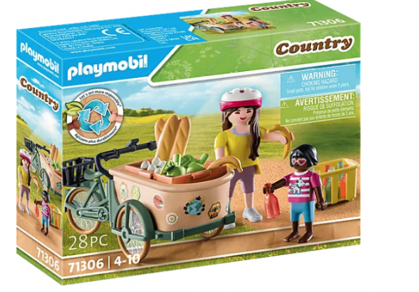 PLAYMOBIL-ΑΓΡΟΤΙΚΟ CARGO BIKE