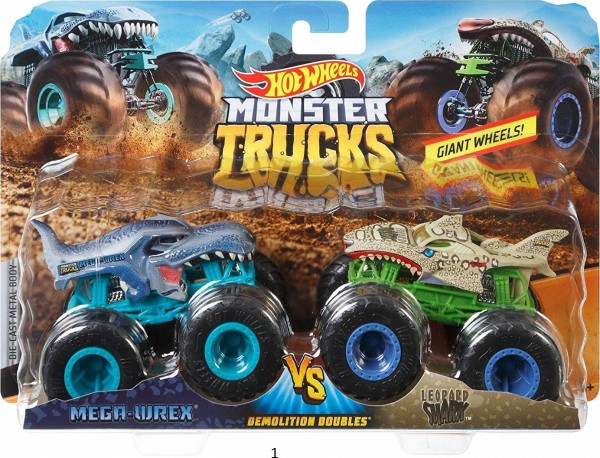 HW ΟΧΗΜATA MONSTER TRUCKS ΣΕΤ ΤΩΝ 2