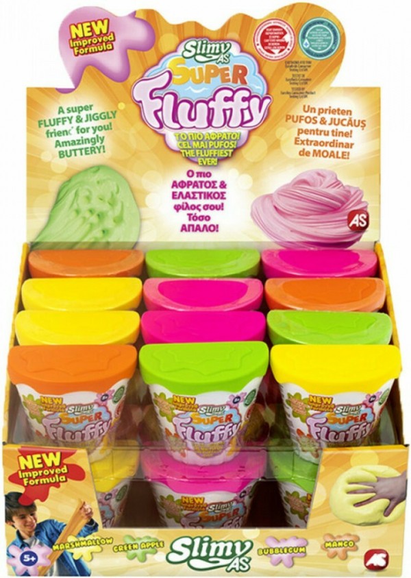 ΧΛΑΠΑΤΣΑ SLIMY SUPER FLUFFY-ΣΤΑΝΤ 24τεμ.