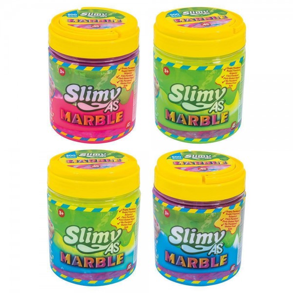 ΧΛΑΠΑΤΣΑ SLIMY MARBLE 500gr-ΣΤΑΝΤ 9τεμ.