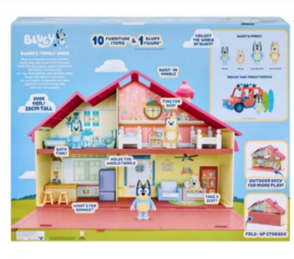 BLUEY ΣΕΤ ΠΑΙΧΝΙΔΙΟΥ ΣΠΙΤΙ ( ΚΙΝΑ)