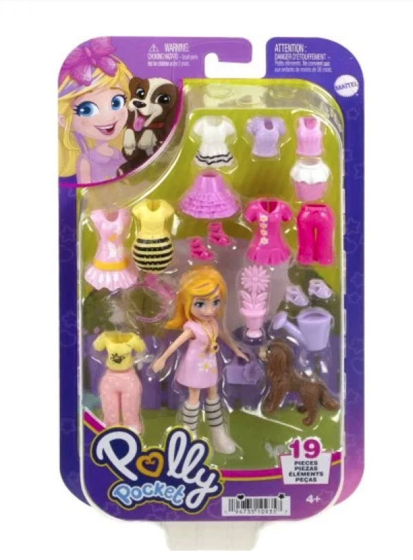 P.POCKET POLLY-NEA ΚΟΥΚΛΑ ME ΜΟΔΕΣ ΜΕΣΑΙΟ PACK (6 σχεδια)