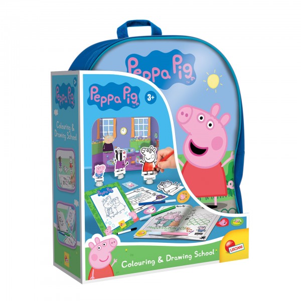 PEPPA PIG BACKPACK COLOURING AND DRAWING