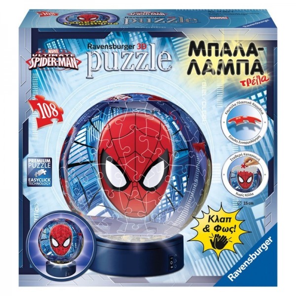ΜΠΑΛΑΛΑΜΠΑ SPIDERMAN,ΠΑΖΛ 3D-108τμχ.