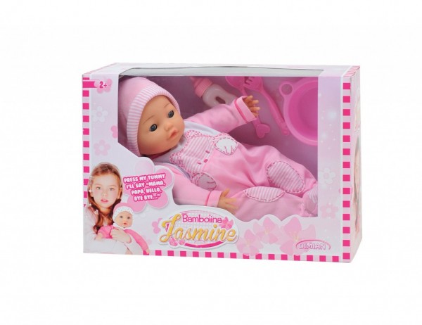 BAMBOLINA JASMINE 40εκ,ΜΙΛAEI ΕΛΛΗΝΙΚΑ,50ΛΕΞΕΙΣ