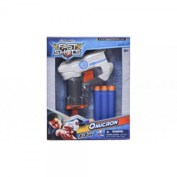 FAST SHOTS OMICRON WITH 3 FOAM DARTS