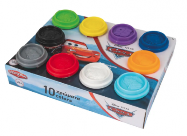 10 ΒΑΖΑΚΙΑ ΠΛΑΣΤΕΛ.20Ζ CARS ΣΕ ΚΟΥΤΑΚΙ 