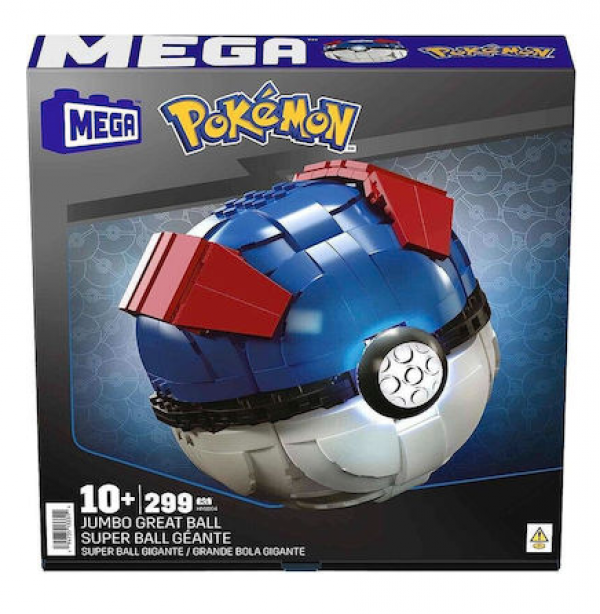 M.BLOKS MEGA POKEMON-JUMBO GREAT BALL ΜΕ ΦΩΣ