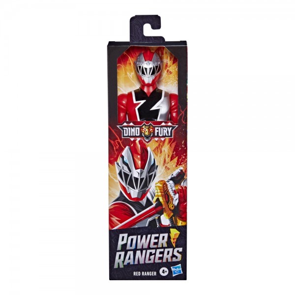 P.RANGERS DINO FURY 12IN RED RANGER