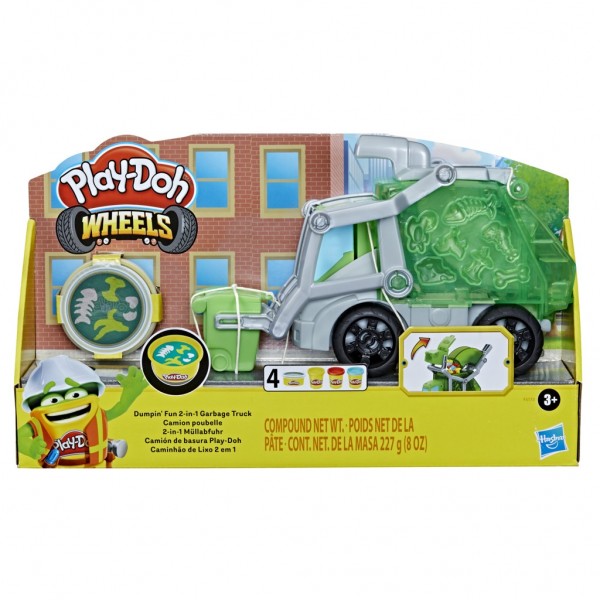 PLAY-DOH DUMPIN FUN 2 IN1 GARBAGE TRUCK