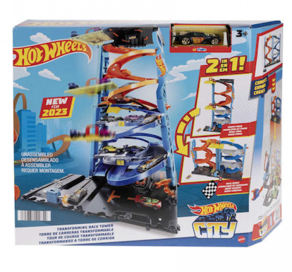 HOT WHEELS CITY ΠΥΡΓΟΣ ΤΑΧΥΤΗΤΑΣ 2 ΣΕ 1
