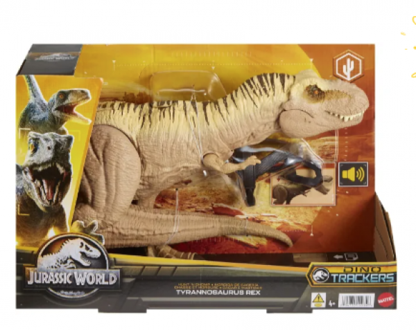 JUR.WORLD ΝΕΟΣ T-REX ΠΟΥ ΑΝΙΧΝΕΥΕΙ & ΔΑΓΚΩΝΕΙ