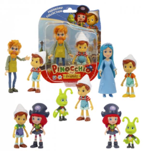 ΠΙΝΟΚΙΟ ΦΙΓΟΥΡΕΣ 2 PACK (ΚΙΝΑ)