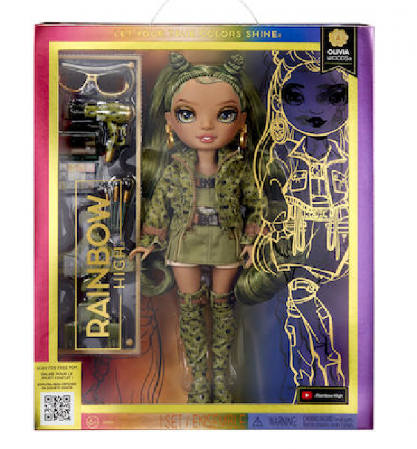 RAINBOW HIGH ΚΟΥΚΛΑ - OLIVIA WOODS (GREEN)