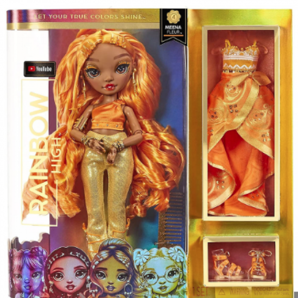 RAINBOW HIGH ΚΟΥΚΛΑ-MEENA FLEUR (SAFFRON)