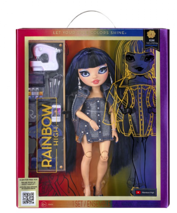 RAINBOW HIGH ΚΟΥΚΛΑ - KIM NGUYEN (BLUE)