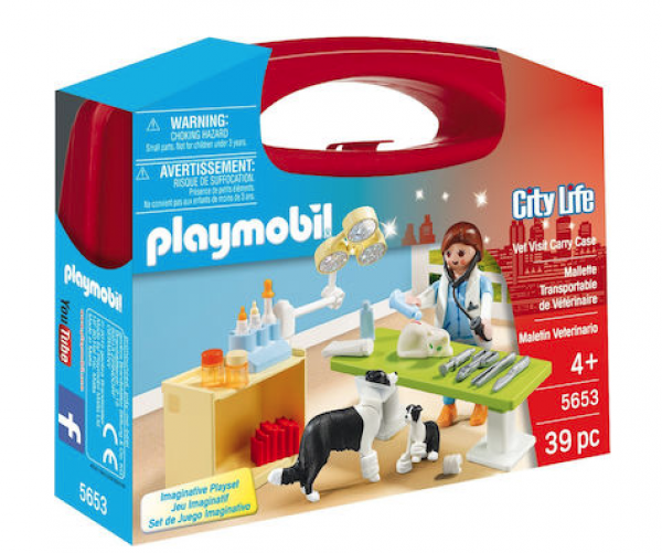 PLAYMOBIL- ΒΑΛΙΤΣΑΚΙ ΚΤΗΝΙΑΤΡEIO   (TN)
