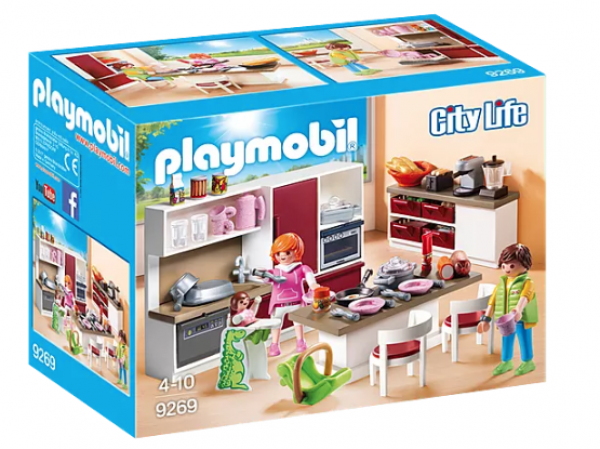 PLAYMOBIL- ΜΟΝΤΕΡΝΑ ΚΟΥΖΙΝΑ   (MT)