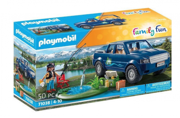 PLAYMOBIL- ΨΑΡΑΣ & ΟΧΗΜΑ PICK-UP 