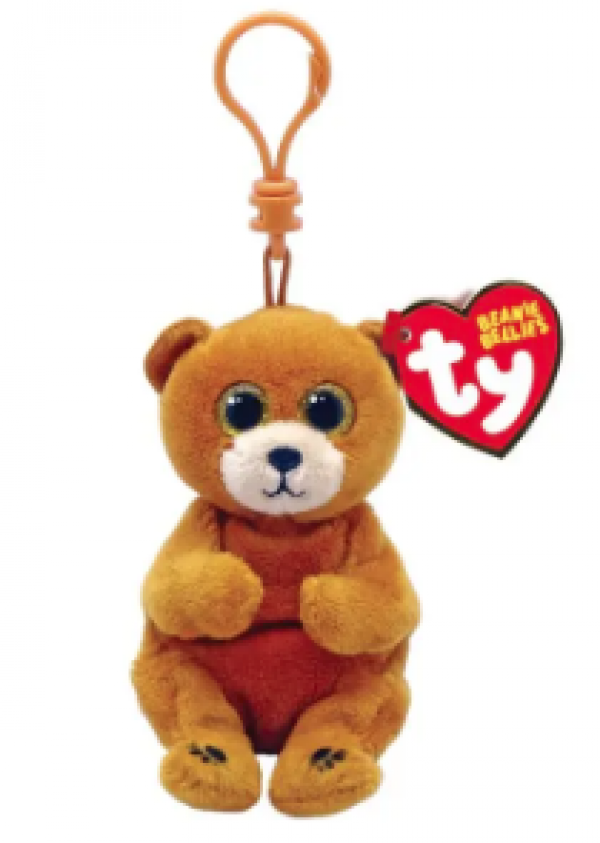 ΧΝΟΥΔΩΤΟ BEANIE BELLIES ΚΛΙΠ ΑΡΚΟΥΔΑΚΙ ΚΑΦΕ 8,5ΕΚ.