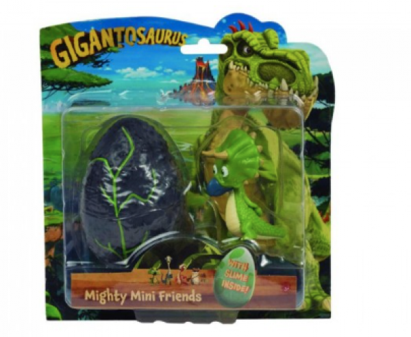 GIGANTOSAURUS ΜΙΝΙ ΦΙΓΟΥΡΕΣ 5ΕΚ. ΜΕ ΑΒΓΟ SLIME (7 ΣΧΕΔΙΑ) 
