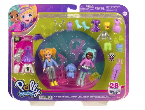 P.POCKET POLLY - ΝΕΑ ΚΟΥΚΛΑ ΜΕ ΜΟΔΕΣ ΜΕΓΑΛΟ PACK (3 σχεδια)