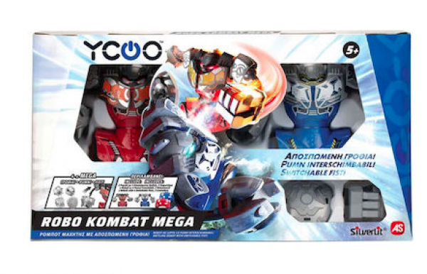 ΣΕΤ 2 ΤΗΛ/ΝΑ ΡΟΜΠΟΤ ROBO KOMBAT MEGA FIST