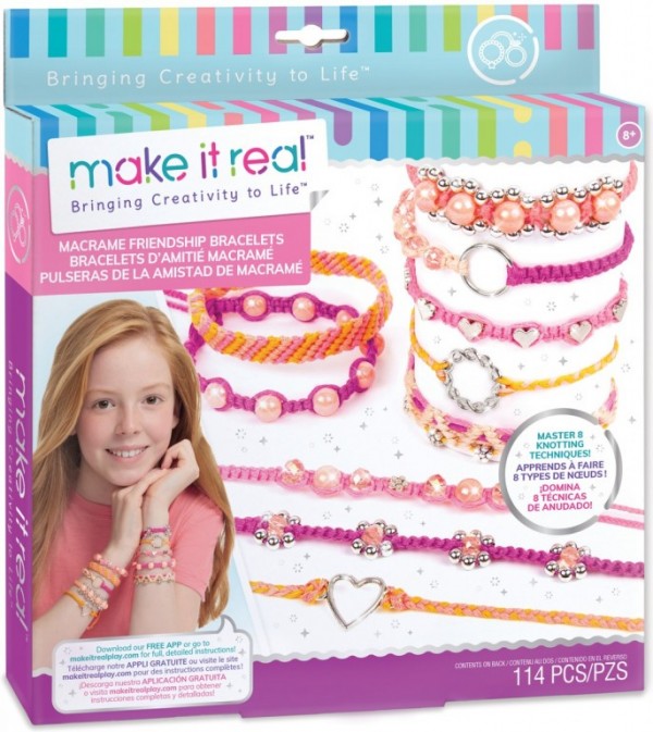 MAKE IT REAL MACRAME FRIENDSHIP BRACELETS