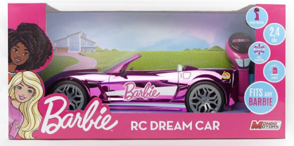 BARBIE R/C - DREAM CAR - CHROMED PINK