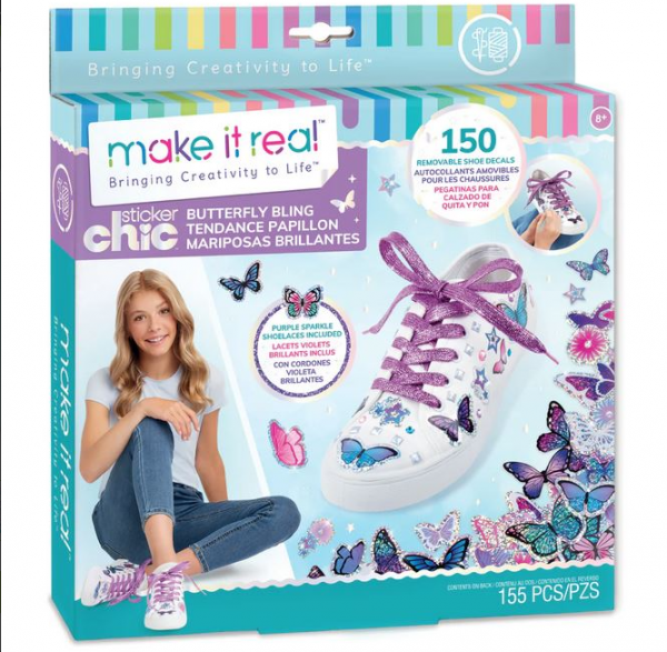 MAKE IT REAL STICKER CHIC:BUTTERFLY BLING