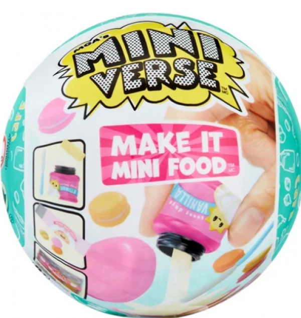 MINIVERSE FOOD-MAKE IT MINI CAFE S2 ASST-ΣΤΑΝΤ 42τεμ.