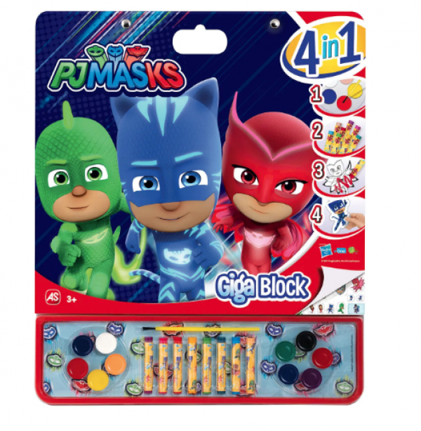 G.BLOCK  PJ MASKS,4ΣΕ1 ΣΕΤ ΖΩΓΡ/ΚΗΣ