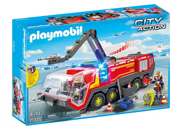 PLAYMOBIL-ΠΥΡΟΣΒΕΣΤΙΚΟ ΟΧ. ΜΕ ΦΩΤΑ, ΗΧΟ & ΠΥΡ.ΚΑΝ.