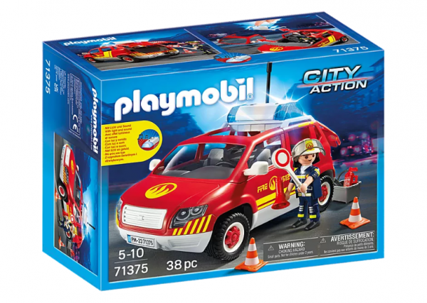 PLAYMOBIL-ΟΧΗΜΑ ΑΡΧΙΠΥΡΑΡΧΟΥ ΜΕ ΦΑΡΟ ΚΑΙ ΣΕΙΡΗΝΑ