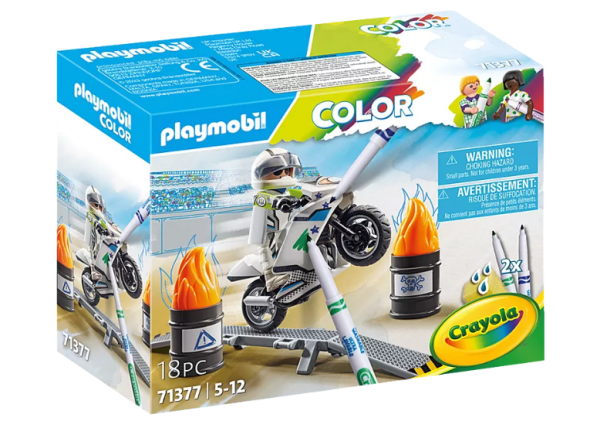 PLAYMOBIL-PM COLOR: ΜΟΤΟΣΙΚΛΕΤΑ ΜΕ ΟΔΗΓΟ