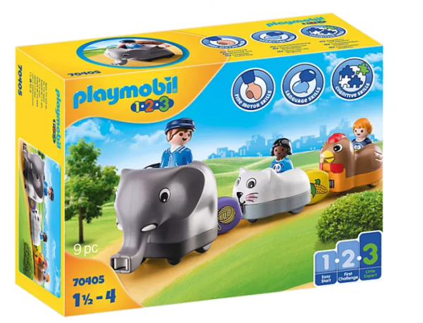 PLAYM-ΤΡΕΝΑΚΙ ΜΕ  ΒΑΓΟΝΙΑ-ΖΩΑΚΙΑ