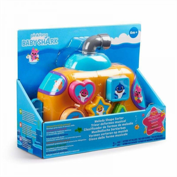 BABY SHARK ΜΟΥΣΙΚΟ ΥΠΟΒΡΥΧΙΟ ΜΕ ΣΧΗΜΑΤΑ