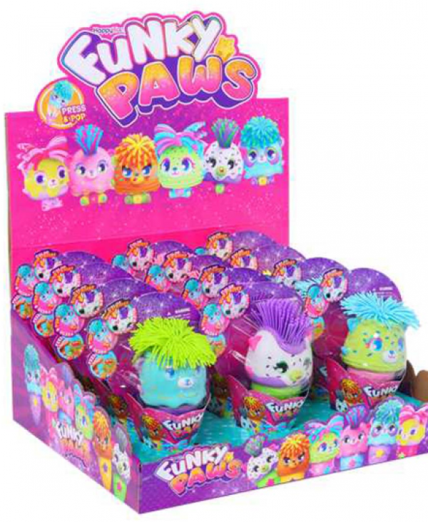 FUNKY PAWS ASST 6σχ.ΣΕ DISPLAY 12 τεμ