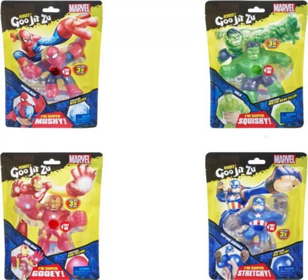 GOO JIT ZU MARVEL SINGLE FIG PACK-4 σχεδια