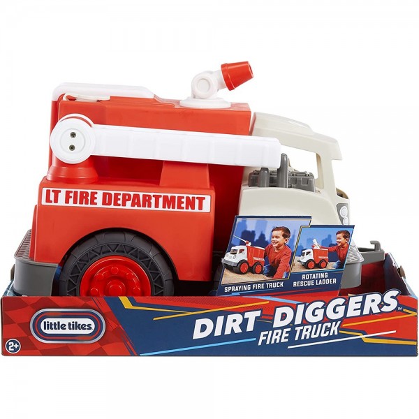 LITTLE ΤIKES DIRT DIGGER REAL WORKING FIRE TRUCK